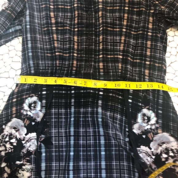 ALLSAINTS Sanko Prairie Dress 100% Silk - Picture 13 of 17